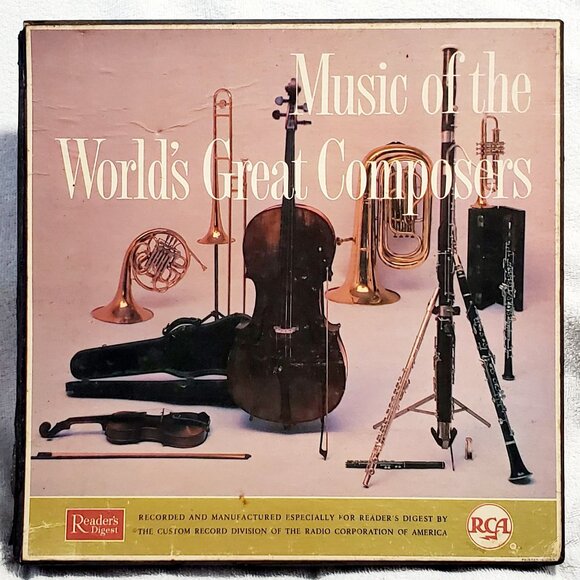 Music of the World's Great Composers- 1959 "Reader's Digest" Complete Box Set - Picture 1 of 14